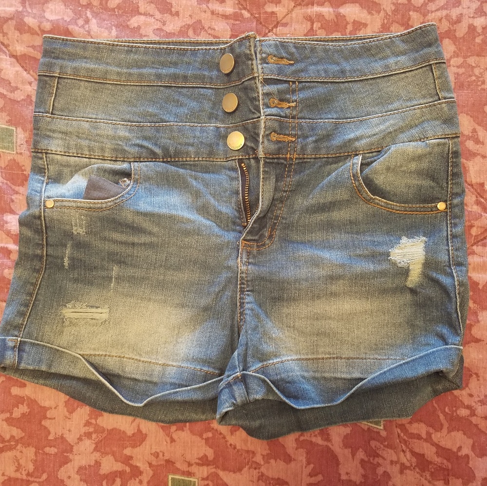 High waisted shorts